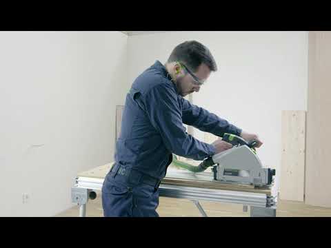 Festool TS 55 R Circular Saw | How to fit to the guide