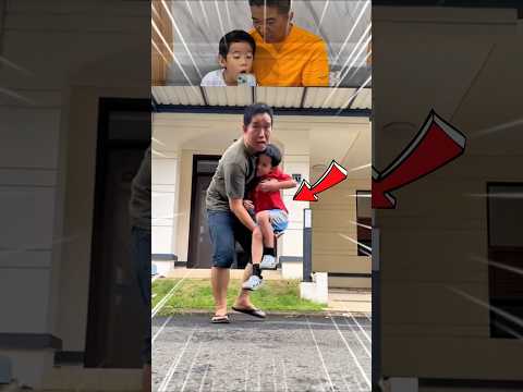 Keizo terpaksa liburan digendong Papi gara2 ini⁉️😭