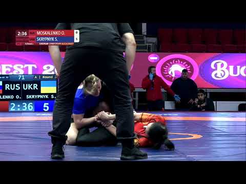 Round 2 Women's GP No-Gi - 53 kg: O. MOSKALENKO (RUS) v. S. SKRYPNYK (UKR)