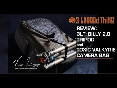 Review of 3 Legged Thing: BILLY 2.0 Tripod & TOXIC VALKYRIE Camera Bag