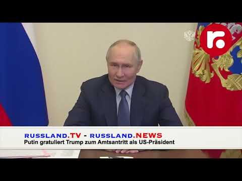 Putin gratulierte Trump zum Amtsantritt als US-Präsident Putin gratulierte Trump zum Amtsantritt als US-Präsident