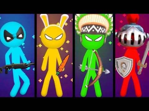 Stickman party 1 2 3 4 Players 2021 Gameplay MINIGAMES Walkthrough - BEST android GAMES