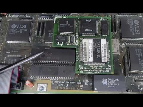 Intel "SnapIn 386" CPU Upgrade on a PS/2 Model 30 286!