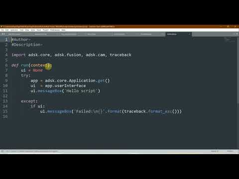 Fusion 360 - Scripts