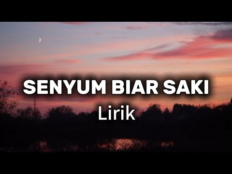 SENYUM BIAR SAKI (Lirik) Cover Ibrahim Daud