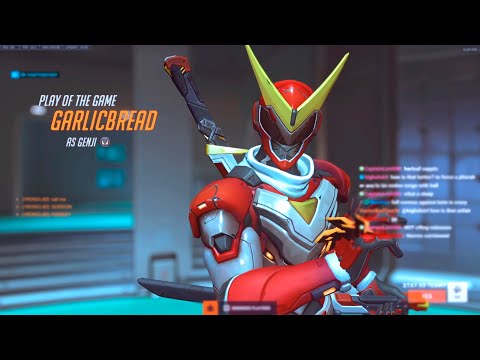 NECROS FASTEST GENJI MAIN - POTG! OVERWATCH 2 SEASON 10 TOP 500