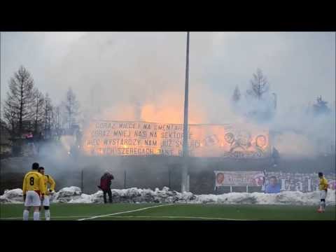 Oprawa meczu Sanovia Lesko - Wisłok Sieniawa 7.04.2013