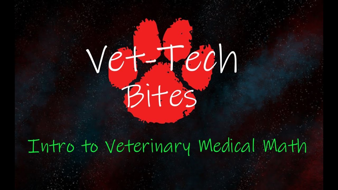 Vet-Tech Bites | Intro to Basic Medical Math!