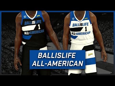 NBA 2K17 - 2016-17 Ballislife All American Jersey & Court Tutorial
