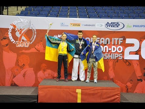 EUROPEAN ITF TAEKWON-DO CHAMPIONSHIPS 2017. Paivina K. RUS vs Skuratova Anna UKR Junior 14 15 Female