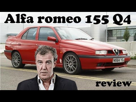 alfa romeo 155 Q4  in old top gear and Jeremy Clarkson