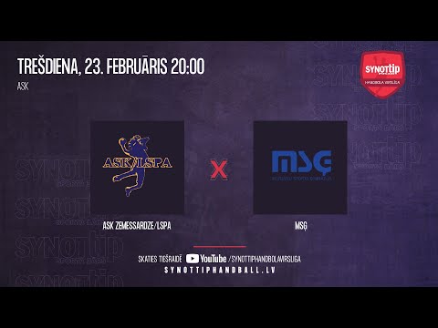 ASK Zemessardze/LSPA - MSĢ | SynotTip handbola virslīga 2021/2022