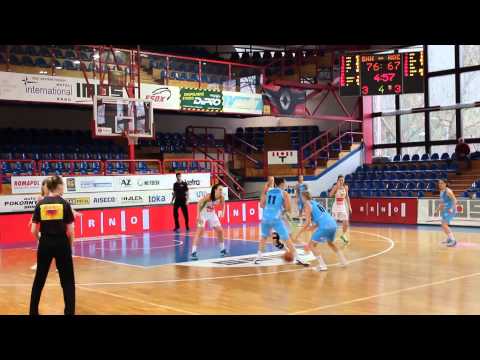 BK SŠMH Brno - Noem Arch 81:74 (1.liga žen, sez. 2014/15, 25.1. 2015)