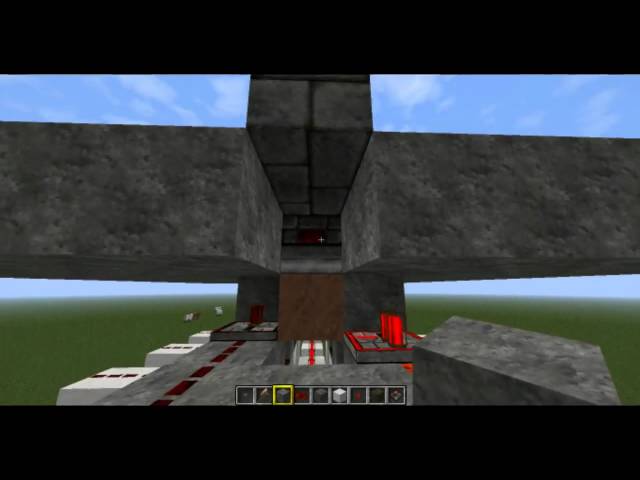 1 wide wall & door with combination lock Minecraft Map