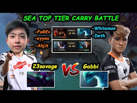 23savage [Spectre] vs Gabbi [Morphling] SEA TOP Tier Carry BATTLE Dota 2 perspective pro gameplay