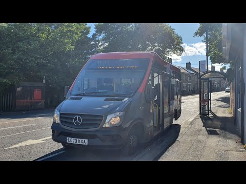 DEV: FULL ROUTE VISUAL | Nexus Bus Route 933 - Team Valley To Winlaton | LO70KXA