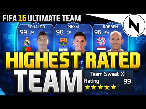 196 RATED TEAM! - HIGHEST POSSIBLE RATED TEAM IN FIFA ULTIMATE TEAM!!