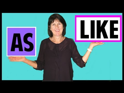 Comparing with As and Like - Learn English Grammar