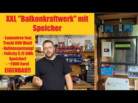 Meine neue PV Anlage 2024! XXL "Balkonkraftwerk" mit Speicher und Nulleinspeisung!