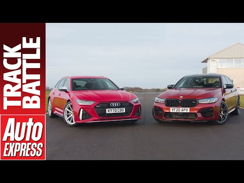 Audi RS 6 Avant vs BMW M5 Competition: super exec Track Battle