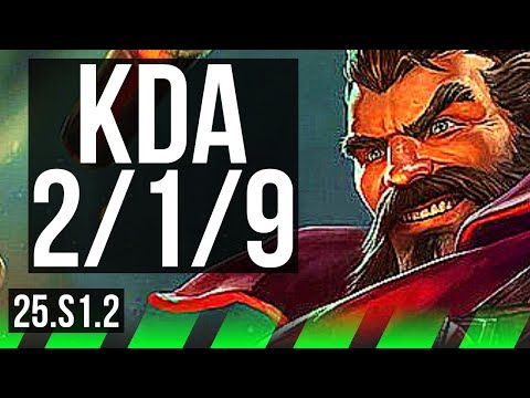 GRAVES vs NOCTURNE (JGL) | 2/1/9 | KR Master | 25.S1.2