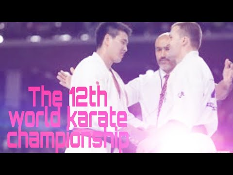The 12th World karate championship  Mikio Ueda  vs  Aleksandr Eremenko karate final fight.