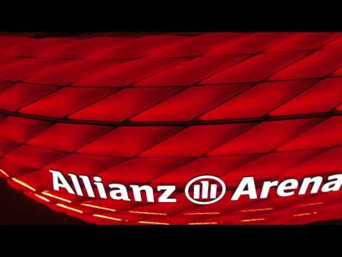 Allianz Arena Dronned in 4K,.Bayern Munchen Drohne 4K.Allianz Arena Drone.