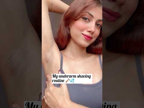 Underarm care🪒#underarmcare#underarms#shaving#shavingroutine#shorts#underarmhairremoval