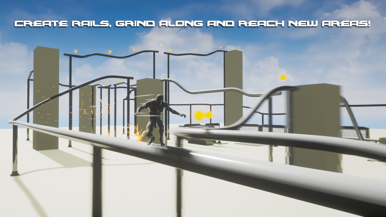 Spline Grind Rail Builder - Unreal Engine Marketplace / FAB
