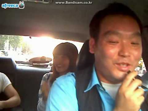 100727 IU (아이유) Singing in a Cab