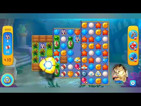 Fishdom 2022, no Boosters,  9656  level  -  прохождение без бустеров,  9656  уровень.