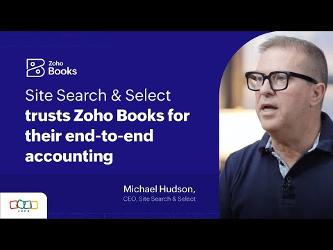 Site Search & Select trusts Zoho Books for their end-to-end accounting