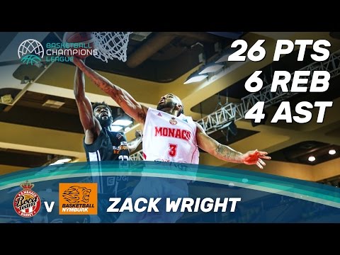 Zack Wright (26 Pts, 6 Reb) shows an amazing performance v AS Monaco