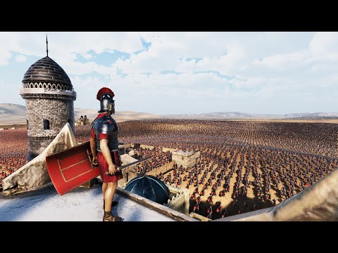 100,000 Romans Vs 200,000 Zombies Ultimate Epic Battle Simulator 2 UEBS2