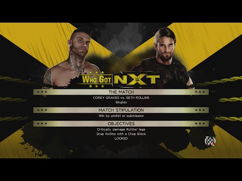WWE 2K15 Who Got NXT Corey Graves Part 1 vs Seth Rollins (Xbox 360/PS3)