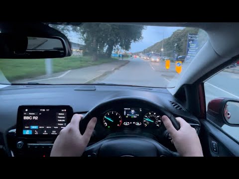2018 Ford Fiesta 1.0T Ecoboost Titanium - Evening POV drive