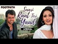 Saari Raat Teri Yaad - Lyrical | Footpath | Emraan Hashmi | Udit Narayan, Alka Yagnik | Love Song