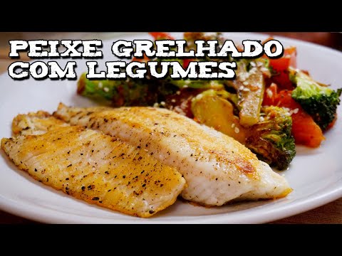 Como Fazer Peixe Grelhado Com Legumes