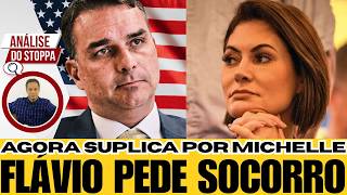 FLÁVIO VOLTA HUMILHADO DOS EUA E CORRE PARA PEDIR SOCORRO A MICHELLE - Análise do Stoppa