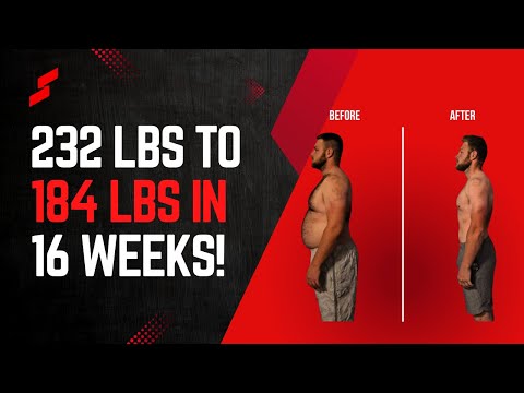 From 232 to 184 lbs in 16 Weeks | Allan’s INSANE Transformation