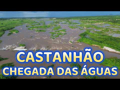 CHEGADA DAS ÁGUAS AÇUDE CASTANHÃO ALAGAMAR - JAGUARETAMA CE 08/03/2026