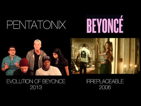 Evolution of Beyoncé - Pentatonix (side by side)
