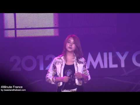 [Fancam] 4minute 121103 - Heart to Heart (Lotte Family Concert)