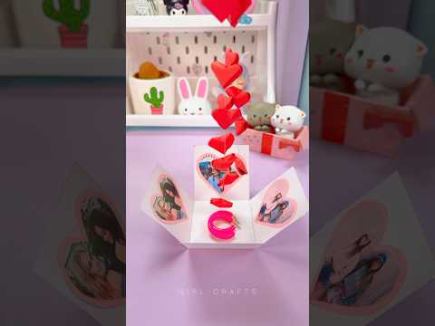 Bff Gift idea 💕~ Easy paper Craft #gift #bff