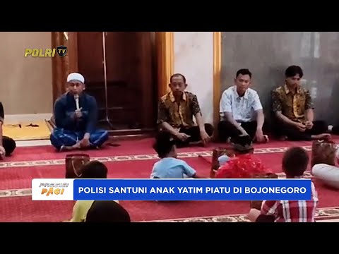SAT RESKRIM POLRES BOJONEGORO SANTUNI ANAK YATIM PIATU