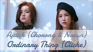 Apink (Chorong &amp; Naeun) - Ordinary Thing (Cliché) [polskie napisy, polish subs / PL]