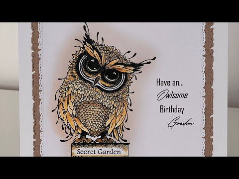 Derwent pencils and Lavinia Gus Owl