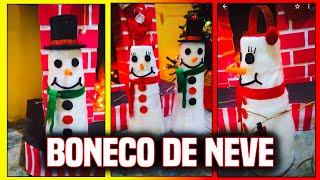 diy  / como fazer boneco de neve para decorar a  rvore de natal