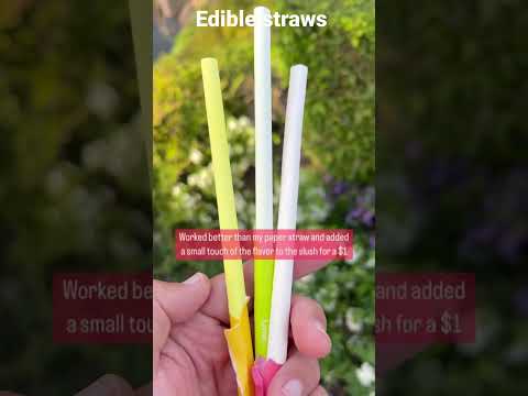Edible straws 2023 now come in 10 amazing flavours for you to enjoy