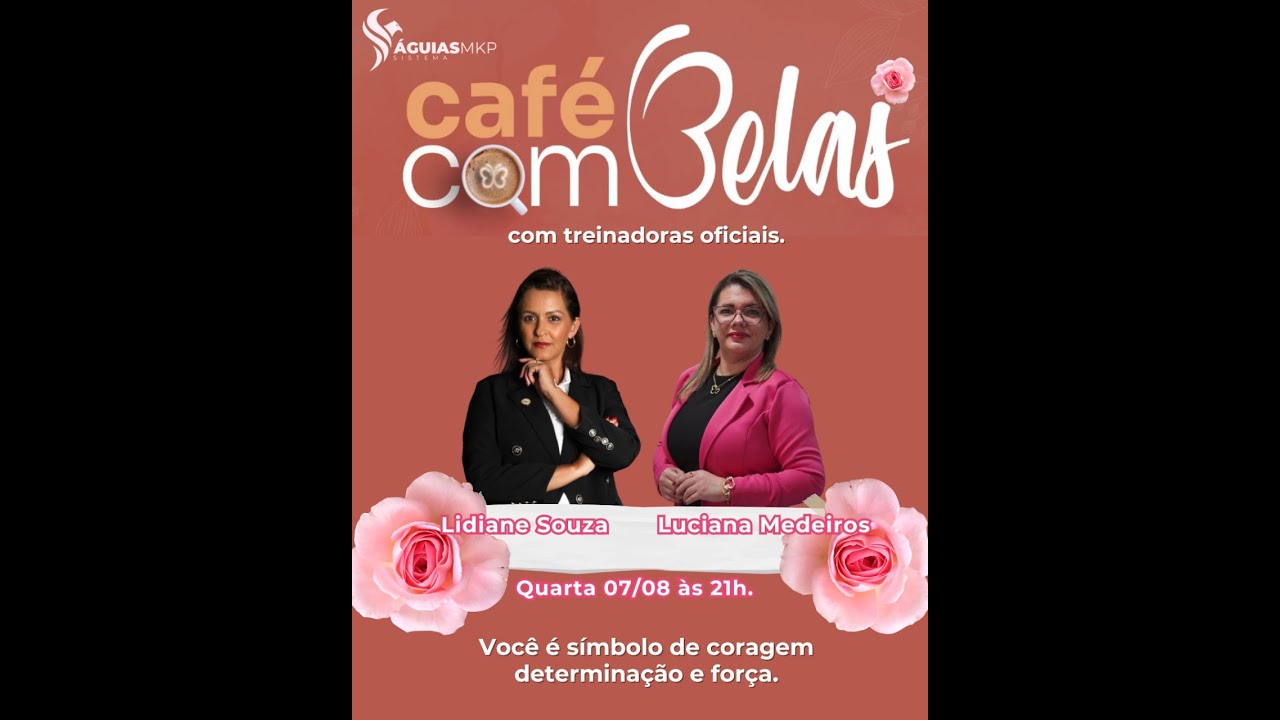 Café com Belas- Treinamento Canva + Instagram - Diamante Lidiane Souza